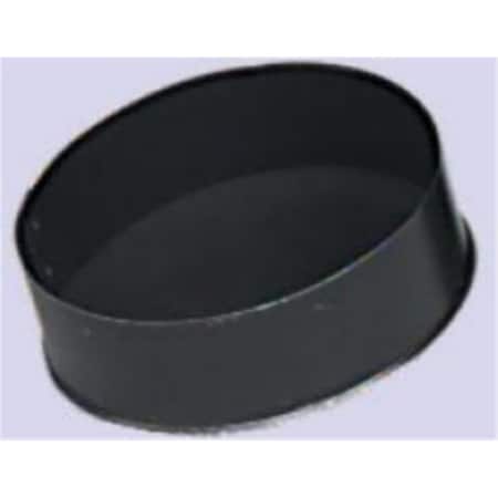 Perfectpillows Gray Metal Products Inc. 8-603LE 8 Inch 24-ga Snap-Lock Black Stovepipe Tee Cover PE2547980